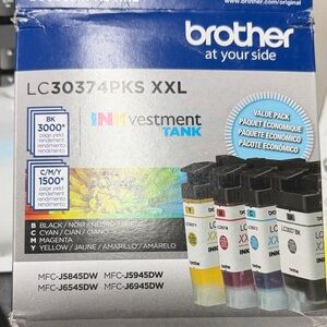Brother LC3037XL XXL Ink Tank Pack - Black, Cyan, Yellow Magenta